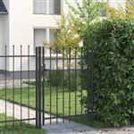 vidaXL Hekpoort Grijs 100 x 120 cm Poedercoated staal