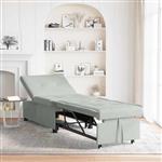 vidaXL Slaapbank Lichtgrijs 67 x 194 x 38 cm Fluweel