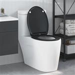 vidaXL Snelle Release Toilet geschikt voor Zitting Zwart