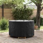 vidaXL Hoes voor tuinmeubelen Zwart 102 x 102 x 71 cm 600D stof