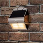 LED's Light Solar LED Wandlamp met Bewegingssensor 400 - 3 lichtstanden - Automatisch aan/uit - Wit