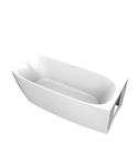 Ligbad Arcqua Tira Back To Wall 170x80x58 Acryl Glans Wit Rechts
