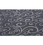 Zwarte Tafelloper Glitters 5M 36cm