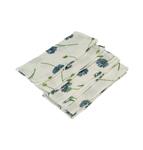Bloemen Servetten Groen Blauw Katoen 40cm 4st