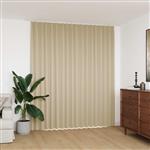 vidaXL Gordijn verduisterend met haken 290x245 cm beige