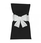 Witte Stoel Strik 19cm 6st