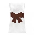 Chocolade Bruine Stoel Strik 19cm 6st