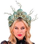 Zeemeermin Haarband Blauw Goud