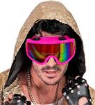 Roze Skibril Tijgerprint Band