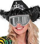 Neon 80S Skibril Zilver