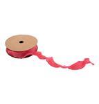 Roze Lint Rimpel 2,5Cm 10m