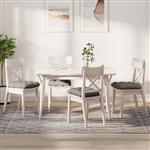 vidaXL Zitkussens 4 pcs Taupe 40 x 40 x 12 cm Stof