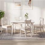 vidaXL Zitkussens 4 pcs Beige 40 x 40 x 3 cm Microvezel Stof