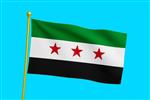 Vlag Syrië 2024-, 300x450 cm