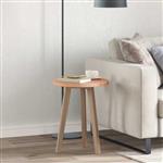 vidaXL Tafelblad Lichtbruin Ø 40 x 2.5 cm Massief eikenhout