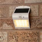 LED's Light Solar LED Wandlamp met Bewegingssensor 220 - 3 lichtstanden - Automatisch aan/uit - Wit