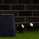LED's Light Solar LED Tuinlamp met zonnepaneel en grondspies - Automatisch aan en uit - Met sensor -