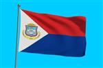Vlag Sint Maarten 300x450 cm