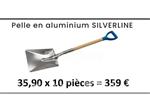 10 SILVERLINE aluminium schoppen