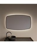 Spiegel Gliss Design Epos met Indirecte LED Verlichting en Verwarming 160x70cm Mat Zwart