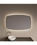 Spiegel Gliss Design Epos met Indirecte LED Verlichting en Verwarming 140x70cm Mat Goud