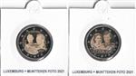 Luxemburg 2 Euro 2021 Henri + Jean + Muntteken Luxemburg Foto