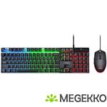 Trust GXT 838 Azor Bedraad Zwart Gaming Toetsenbord en Muis