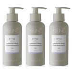 KEUNE 3 x Keune Style Thickening Cream 200 ml No 55