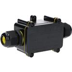 Waterdichte Kabeldoos IP68 - I-Connector - Voor Kabels 4-12mm - Zwart