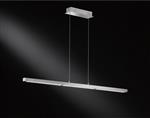 LED Hanglamp Linear met touch dimmer 150 cm - Dimbaar in 3 stappen - Chroom