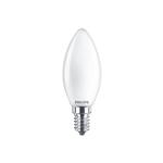LED Kaarslamp E14 - 2.2W - 4000K - Filament Mat Glas - Philips