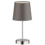 LED Tafellamp E14 - Grijs - 32cm - Voetschakelaar
