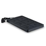 Oplaadstation voor 6 oplaadbare LED tafellampen - Docking met voeding - Zwart