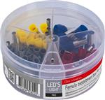 Adereindhulzen assortiment set - 5 Maten van 4mm² tot 16mm²- 225 Stuks