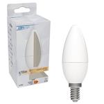 LED kaarslamp E14 warmwit 2700K - 4.9W 470 lumen - mat glas