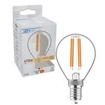 LED filament lamp E14 warmwit 2700K - 4.5W 470 lumen - G45 helder glas