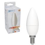 LED kaarslamp E14 dimbaar warmwit 2700K - 5W 470 lumen - mat glas