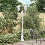 vidaXL TuNLicht Wit 235 cm Aluminium