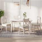 vidaXL Zitkussens 4 pcs Crème 40 x 40 x 3 cm Fluweel