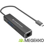 Conceptronic ABBY13B notebook dock & poortreplicator Bedraad USB 3.2 Gen 1 (3.1 Gen 1) Type-C Grijs