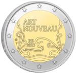 België 2 Euro 2023 'Art Nouveau' UNC