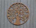 Wandornament ''De levensboom'' - metaal