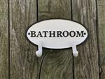 Kapstok BATHROOM - 2-haaks - Gietijzer