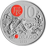 San Marino 10 Euro 2023 'De Chinese Maankalender - Draak'