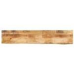 vidaXL Tafelblad met natuurlijke rand 160x30x2,5 cm massief mangohout