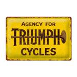 Agency for TRIUMPH Cycles reclamebord