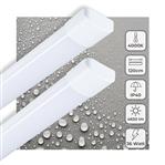 2 PACK LED's Light LED TL lamp 120 cm voor binnen - Complete LED TL verlichting - 4650 lm