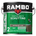 Pantserbeits Schutting Antraciet 1218 Transparant Mat 2,5 liter