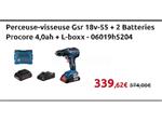 BOSCH GSR 18V-55 accuschroefboormachine in de systainer