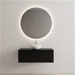 Onderkast Gliss Design Timotheus 100 CM Incl. Topplaat Black Veneer